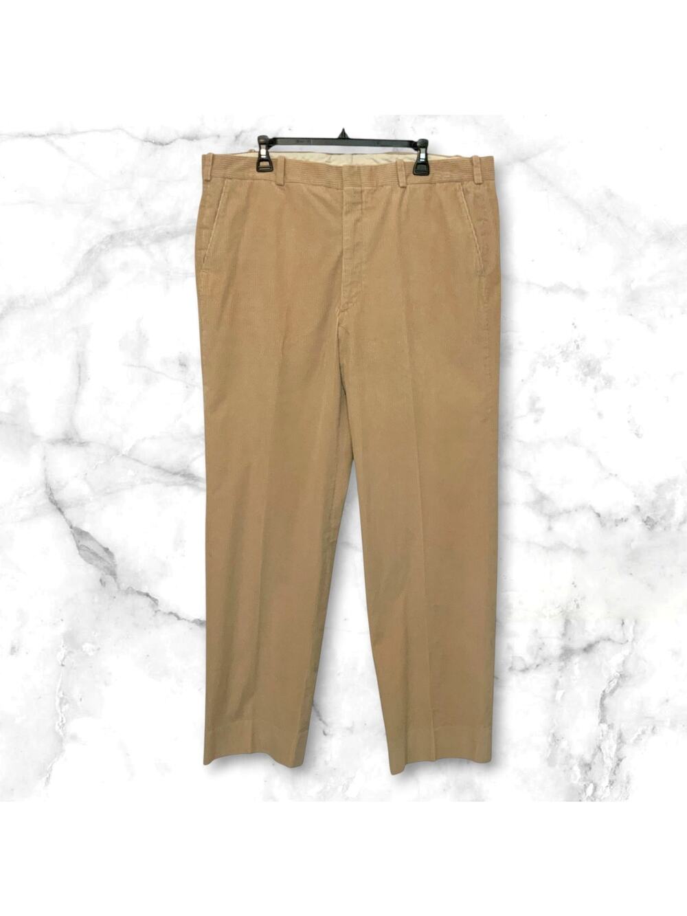 RC Tom James Corduroy Pants Beige Wide Wale Mens 38x32